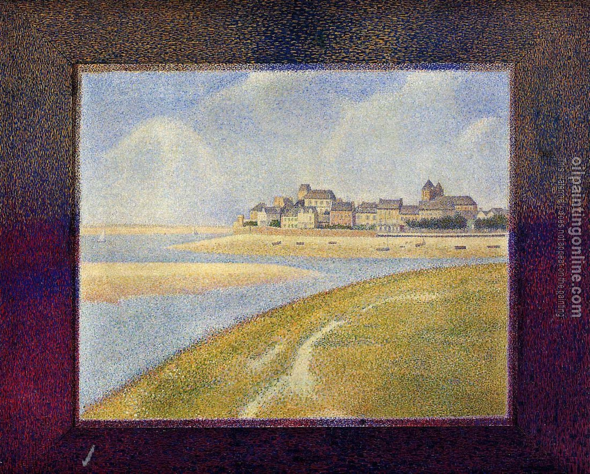 Seurat, Georges - Le Crotoy, Upstream